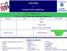 Tablet Screenshot of planoautohospital.com